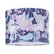 image 1 of Feminine Purple & Pink Cotton 10" Shade with Elegant Unicorns and Green Flowers