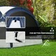 image 9 of Outsunny Dome Tent for 6-8 Person Camping Tent w/ Zipped Mesh Doors Lamp Hook
