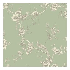 World of Wallpaper Chinoise Wallpaper - Sage Green - 10m x 0.53m | Green