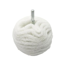 Flexipads World Class Scruff Balls - White (Non-Scratch) - 75mm (3in) White Non-Scratch