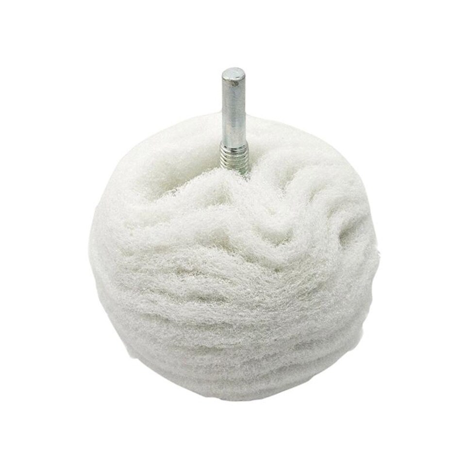Flexipads World Class Scruff Balls - White (Non-Scratch) - 75mm (3in) White Non-Scratch