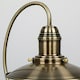 image 2 of ValueLights Ukai Gold Table Lamp Touch On/Off Dimmable