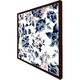 image 3 of Blue flower illustrations (Picture Frame) Grey | L