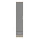image 2 of Nevada 1 Door 1 Drawer Wardrobe | Grey
