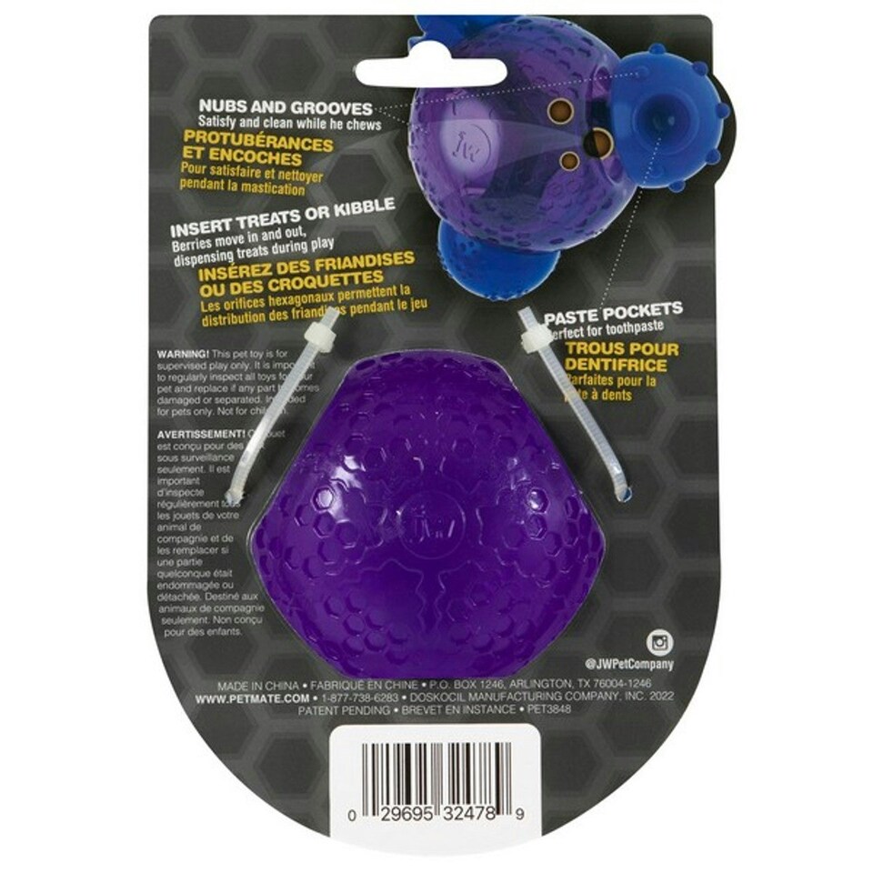 image 1 of JW Dog Toy Gnaw Berry Chew-ee