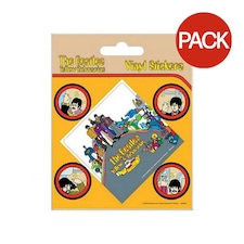The Beatles Yellow Submarine Vinyl Stickers (Pack of 5) - Multicoloured - One Size