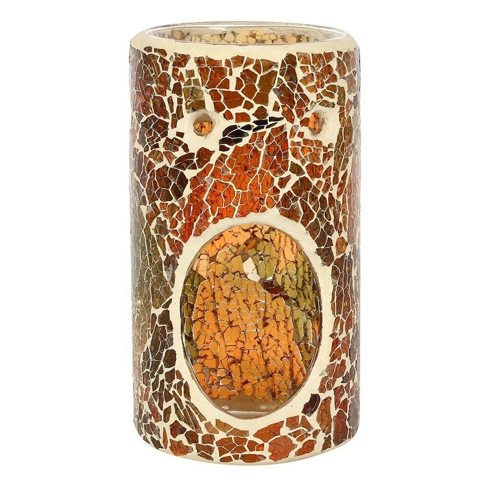 image 1 of Something Different Pillar Oil Burner - Brown - One Size