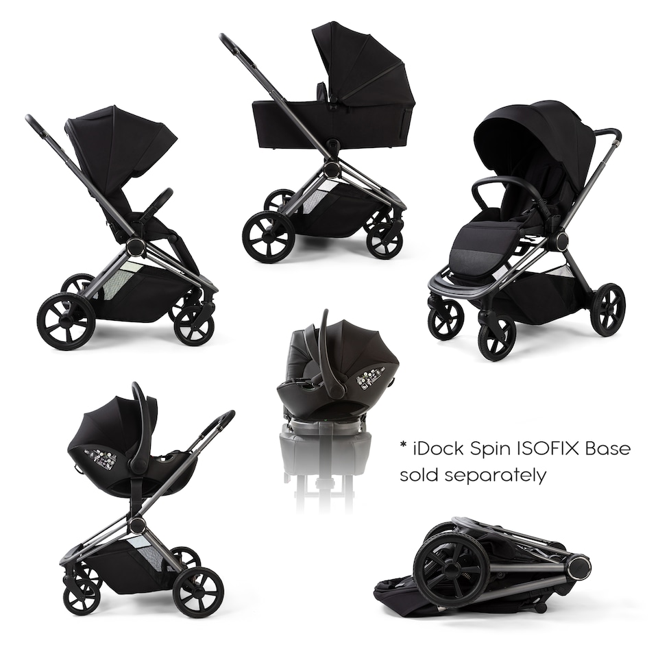 image 1 of Red Kite Push Me Cruise 3 in 1 Travel System - Onyx | Grey | One Size | 1