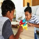 image 2 of Rock Em Sock Em Robots Knock or Block Edition Boxing Game