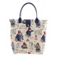 image 1 of Signare Foldable Shopper Bag Paddington Bear London Transport | Cream