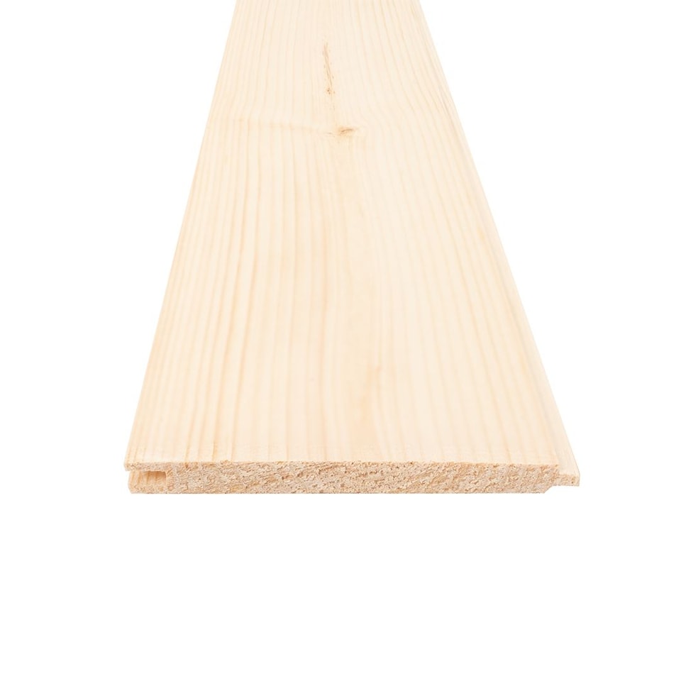 image 1 of Snowdon Timber Untreated Matchboard Cladding (T) 9mm (W) 95mm (L) 2.4m - Pack of 10