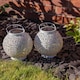 image 4 of ValueLights Solar White Outdoor Lantern | White