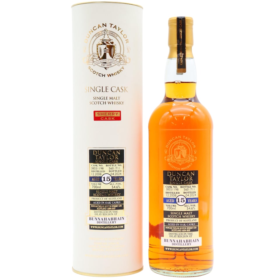 Bunnahabhain - Duncan Taylor Single Sherry Cask 2008 15 year old Whisky