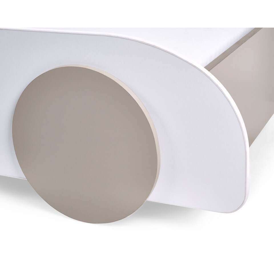 image 1 of Atlantis Toddler Size White Car Bed