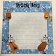 image 1 of Pack of 20 Christmas Snow Reindeer Thank You Sheets