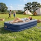 image 2 of Outsunny Inflatable Mattress, Air Bed with Built-in Pump | Grey | Grey | Double