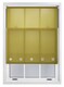 image 4 of FURNISHED Roller Blinds Daylight Square Eyelet Light Filtering Easy Fit Trimmable Window Shade | Green | Green