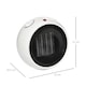 image 3 of HOMCOM Table Top Space Heater, Ceramic Electric Heater with 3 Heating Mode White