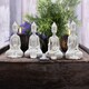 image 2 of Set of 4 Miniature Buddha Figurines