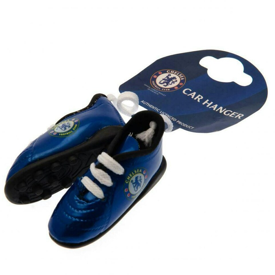 image 1 of Chelsea FC Boots Car Hanger - Blue/White - One Size