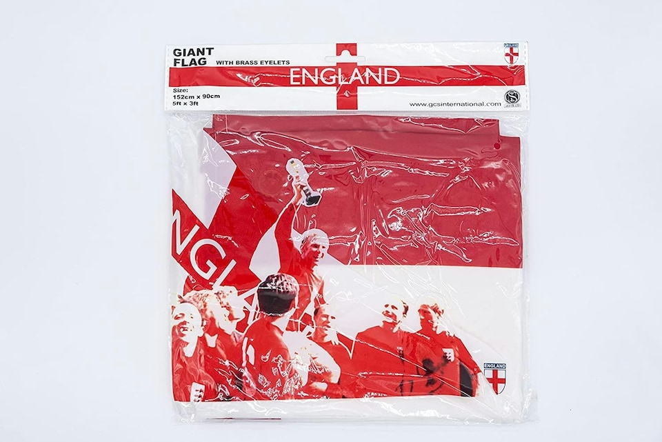 image 1 of 5ft x 3ft England Printed St George Cross National Flag Sporting Events Pub BBQ Decorations | Multi