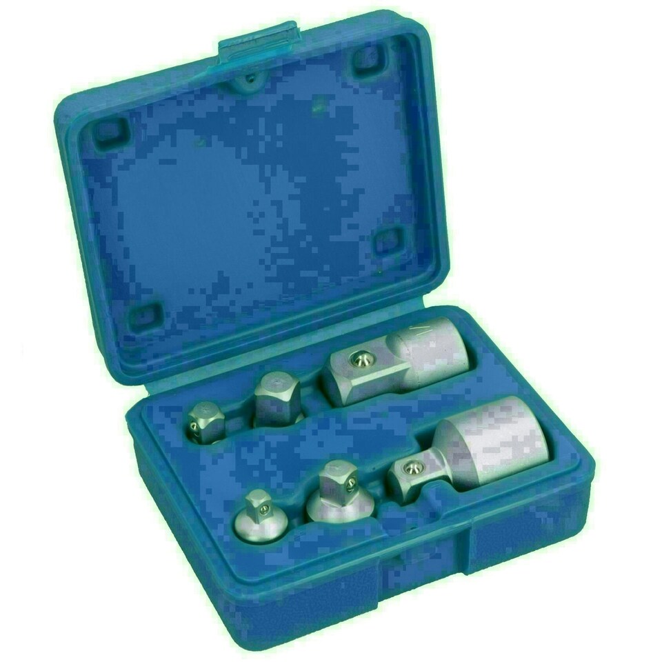 image 1 of 6pc Adapter Step Up Down Socket Adaptor Ratchets Sockets TE236