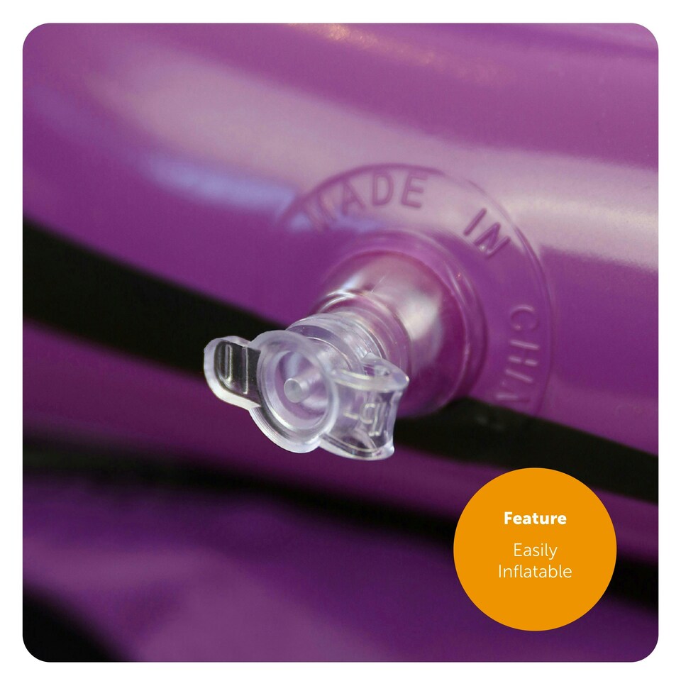 image 1 of Day of the Dead Inflatable Skeleton Coffin Drinks Cooler – 43"x31" Purple Party Decor