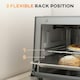 image 4 of HOMCOM Mini Oven 9L Countertop Toaster Oven with Timer Control 750W Cream