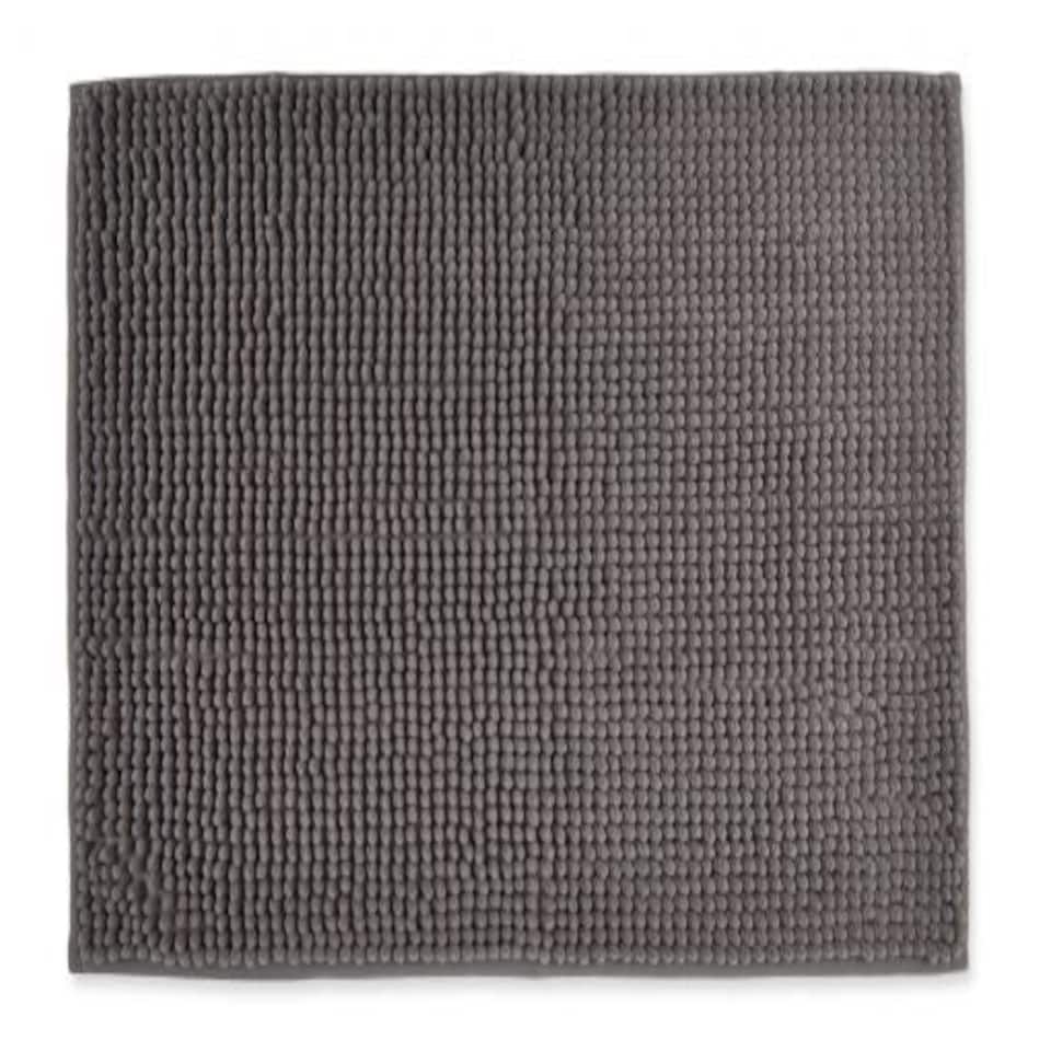 image 1 of Marlow Collection Soft Touch Non-Slip Bathroom Rug in Graphite (45cm x 75cm)