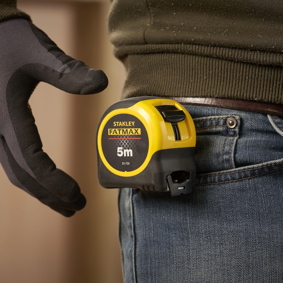 image 1 of Stanley FatMax Tape Measure | Yellow | Yellow/Black | 5m | 1