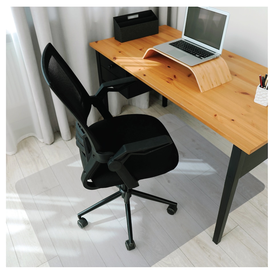 image 1 of Hometex Universal PVC Chair Mat for Hard Floors - 116 x 150cm. Rectangular