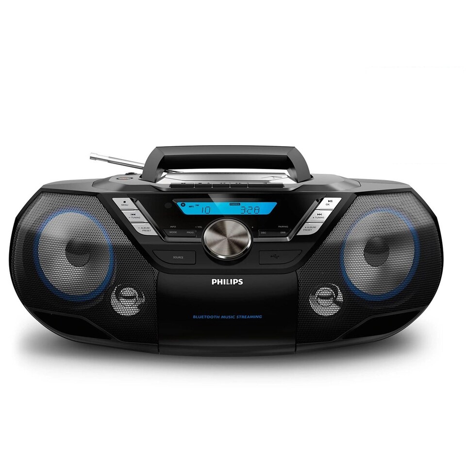 image 1 of Philips AZB798T-12 Portable Stereo  in Black
