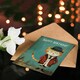 image 4 of Cute Kids Ren Book Illustration Cat Child Kids Birthday Card