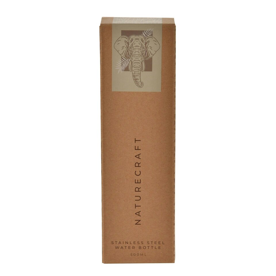 image 1 of Naturecraft Elephant 500ml Reusable Bottle Stone Grey | Stone | 500ml