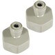 image 6 of SPARES2GO Female Adaptor 1/4" Push Fit x 3/4" BSP for American Fridge Freezer Water Pipe (Pack of 2)