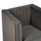 image 5 of Interiors by Premier Grey Velvet Chair, Enchanting Sleep chair, Easy to Assemble Borg Chair, Comfy Office Chair