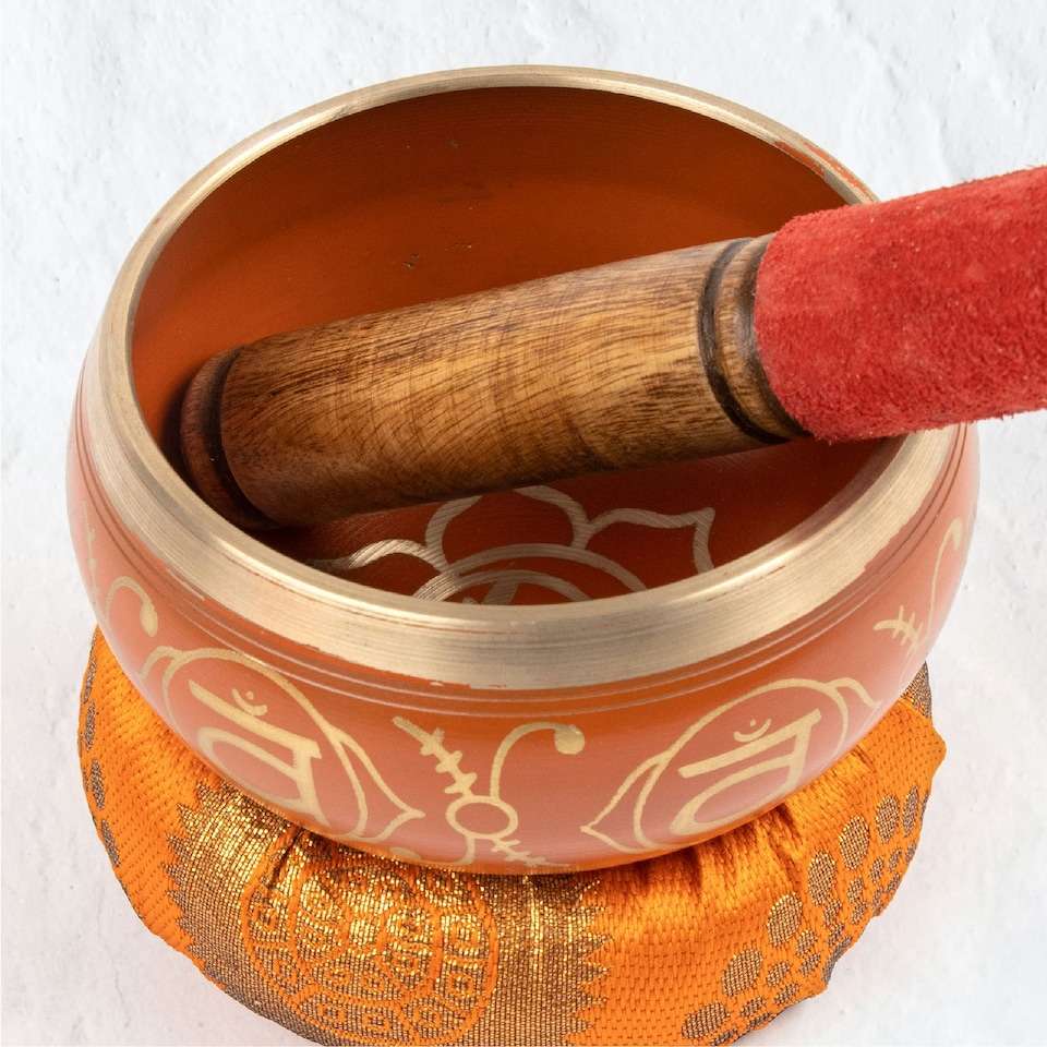 image 1 of Myga Sacral Chakra Singing Bowl