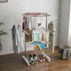image 7 of HOMCOM 3 Layer Folding Cloth Hanger Stand Towel Hanging Dryer Rack Holding Airer
