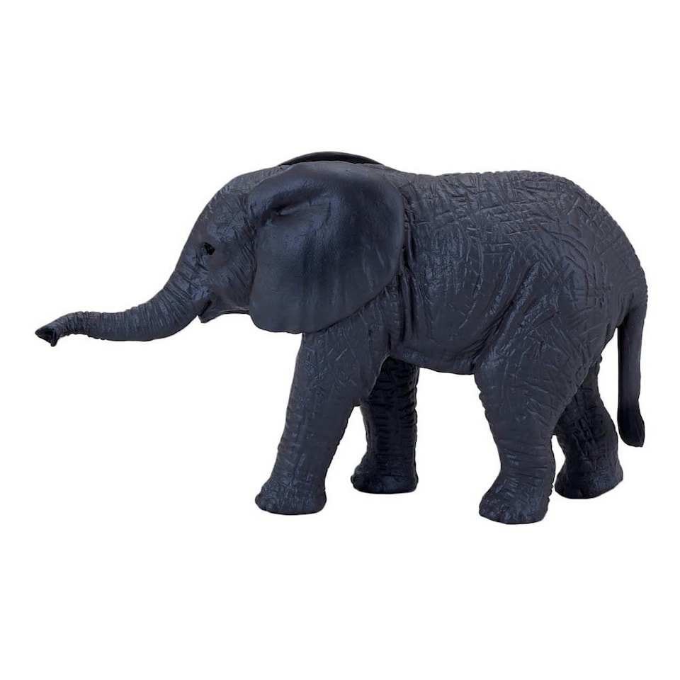 image 1 of MOJO Wildlife & Woodland African Elephant Calf Toy Figure, Grey (387190)