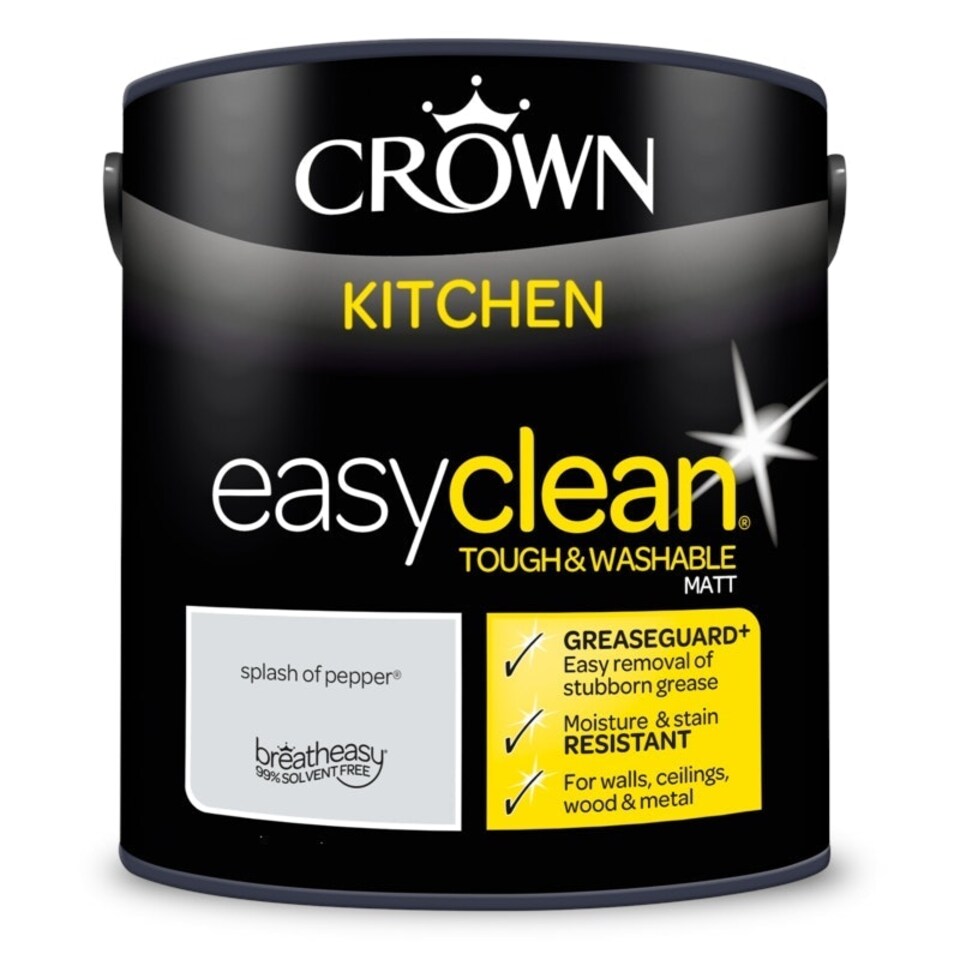 image 1 of Crown Easyclean Kitchen Matt 2.5L Splash Of Pepper
