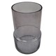 image 4 of 26cm Grey Smoke Glass Vase Grey