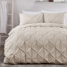 Serene Lara Duvet Cover Set Natural