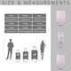 image 6 of Zipperless Suitcase Set, PC Hard Shell, Small & Large, TSA Lock