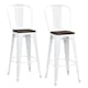 image 1 of Luxor Barstool in Metal White, 2 pieces | White | WHITE