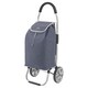 image 1 of Metaltex Magnoila Folding Shopping Trolley 45 Litres - Blue