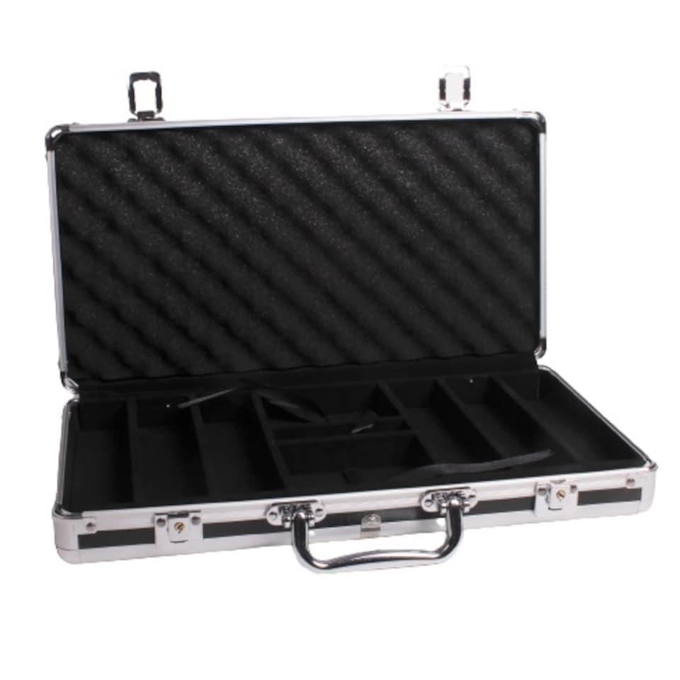 image 1 of Redtooth Poker Empty Wooden Poker Chip Case - Holds up to 300 Pieces