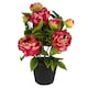 image 1 of 52cm Artificial Peony Plant Pink