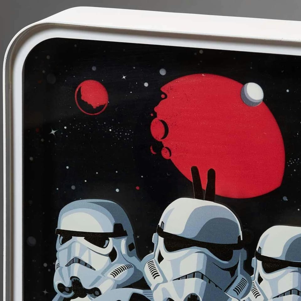 image 1 of Star Wars Stormtrooper Perspex Desk Lamp Black