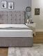 image 3 of Budget Memory Sprung Mattress - Quilted Cooltouch Straight Line Top Panel | White | Small Double