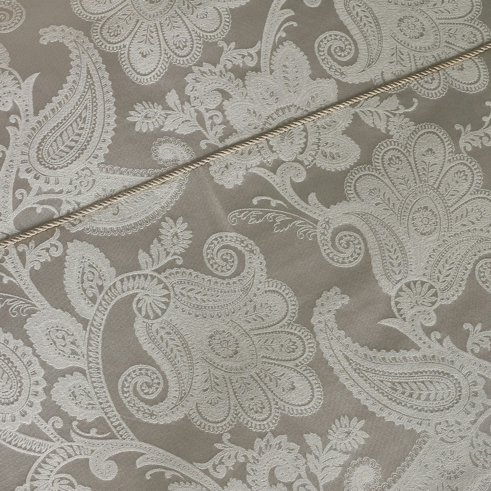 image 1 of Catherine Lansfield Opulent Jacquard Duvet Cover Set Champagne Gold | Gold | Champagne Gold | King